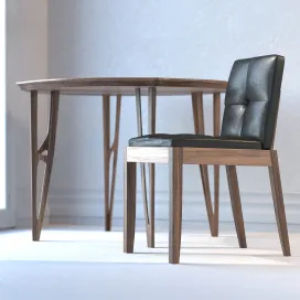 Vegan table bever sedia chair riva